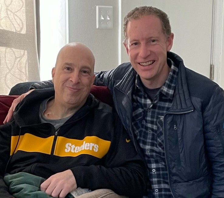 Dave with friend Jason