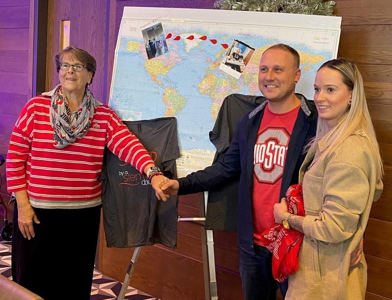 Laura T, Michael and Girlfriend at Gathering