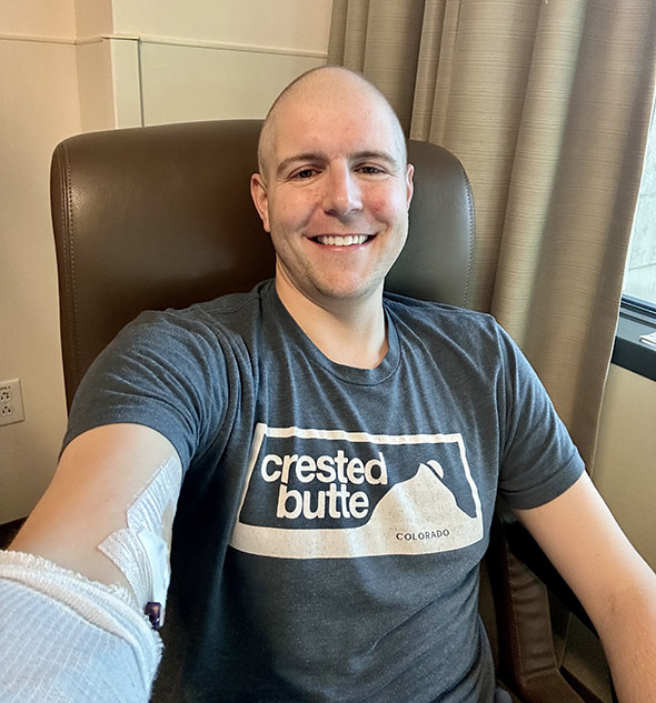 Tom first day of Chemo